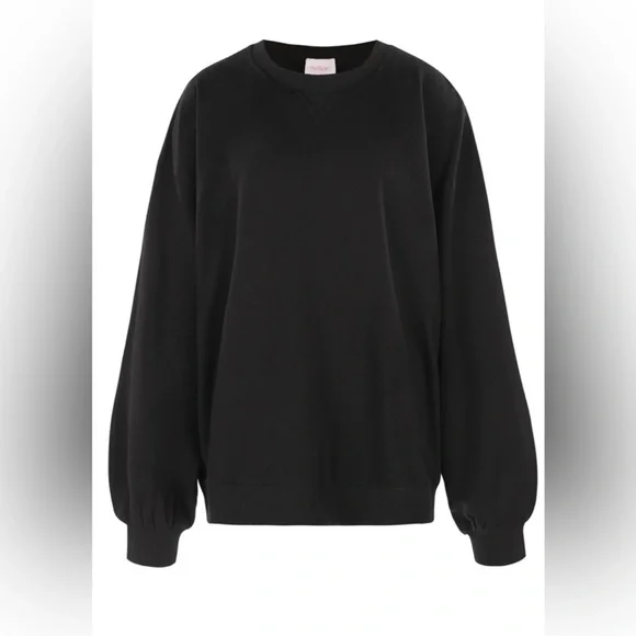 EUC Selkie The Caviar Pillow Sweater Sweatshirt Black 5X - Picture 1 of 4